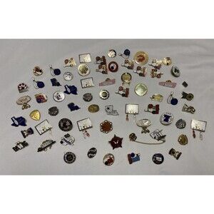 Big Lot Of Mostly Women's Bowling Association Pins